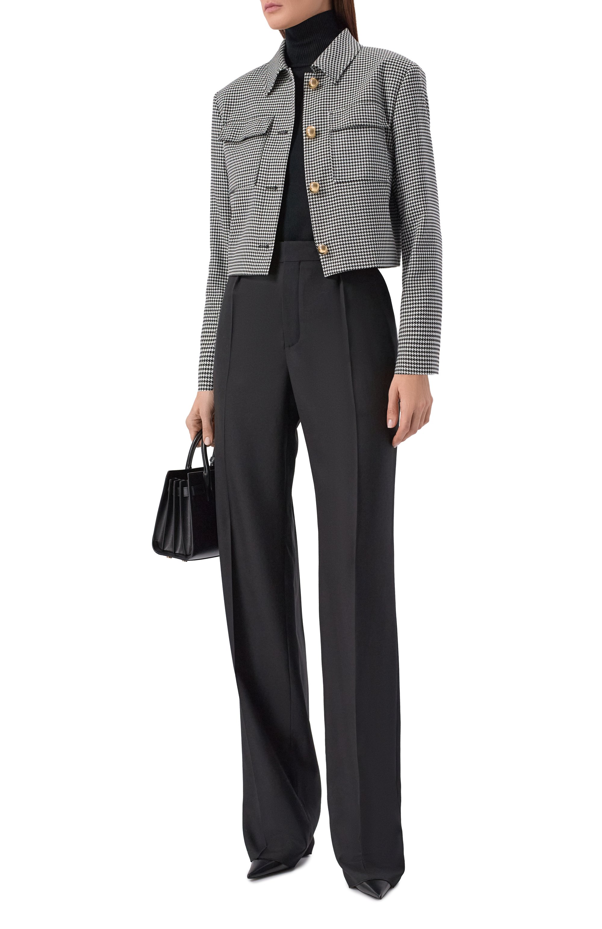 Жакет HUGO черно-белого цвета по цене 43450 руб., арт. 50555746, фото 2 Жакет HUGO, арт. 50555746, фото 2