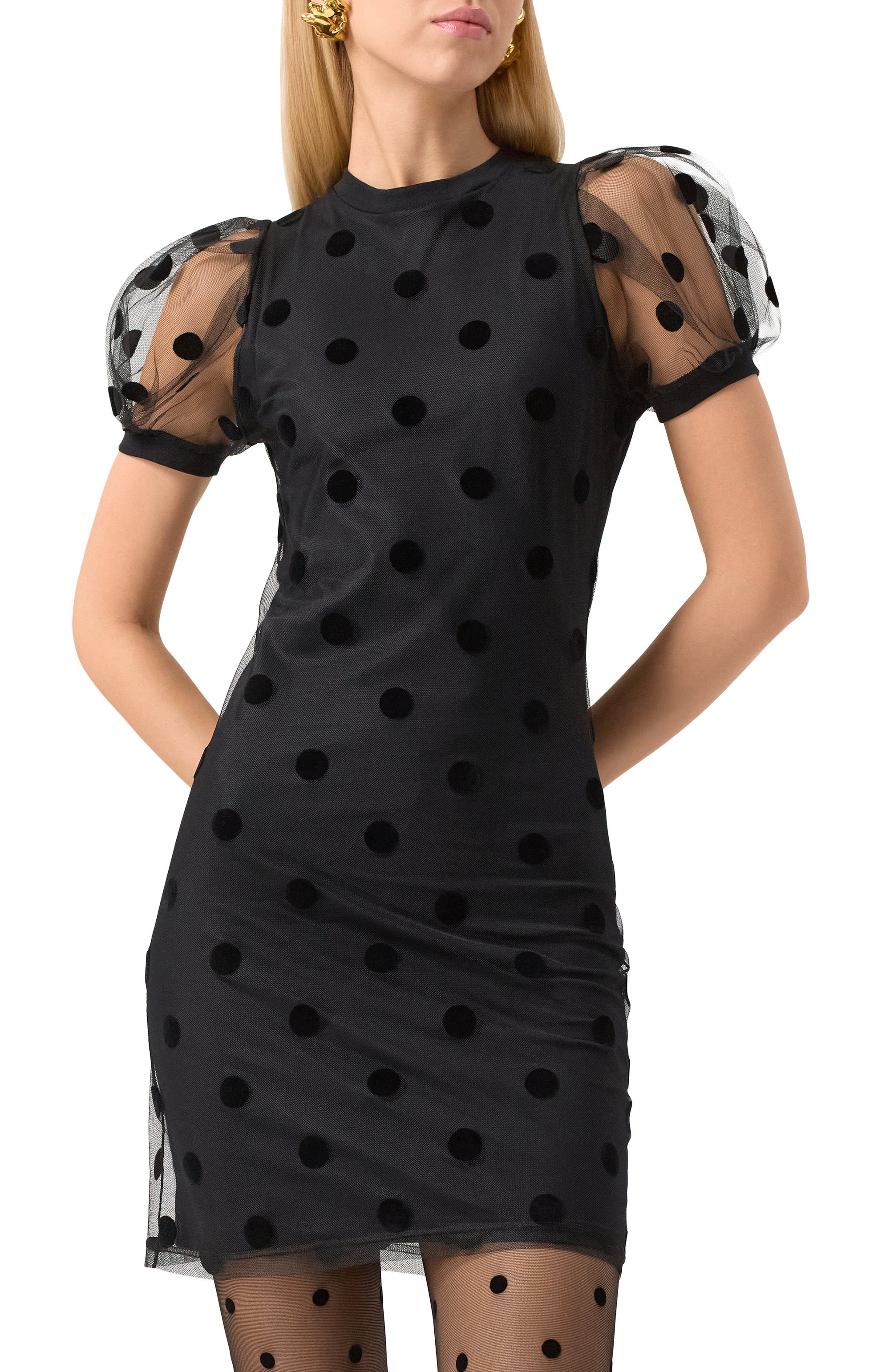 Хлопковое платье NINA RICCI черного цвета по цене 69200 руб., арт. 24AJR0011/C01074, фото 3 Хлопковое платье NINA RICCI, арт. 24AJR0011/C01074, фото 3