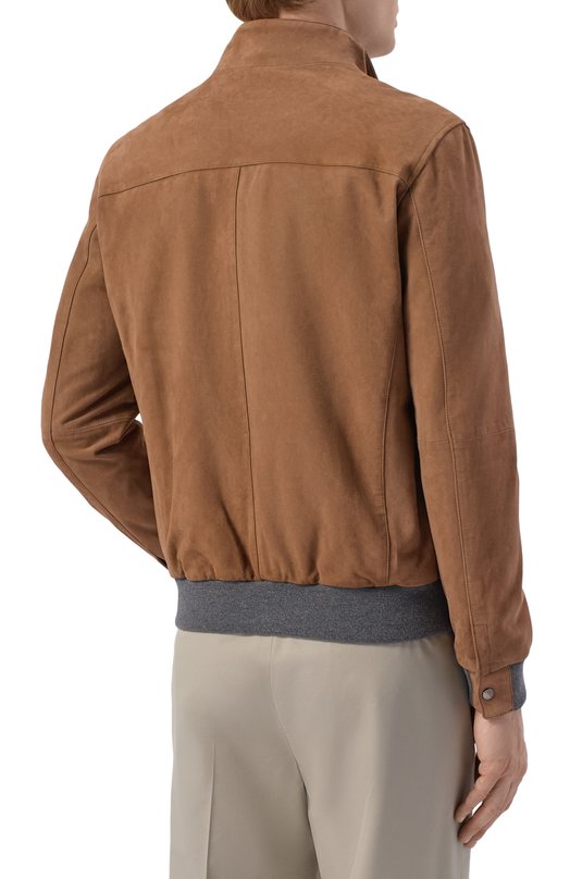 Замшевый бомбер Gimo's 6S20.1.163.50/F07 Коричневый  6S20.1.163.50/F07 Фото 4