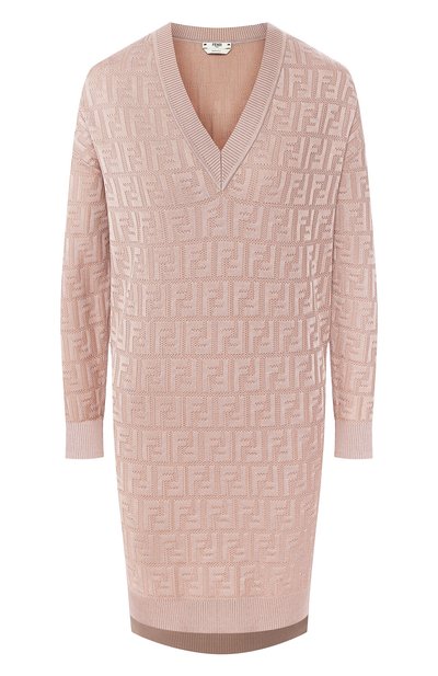 Женское платье из смеси хлопка и вискозы FENDI, арт. FZD824 AAVG