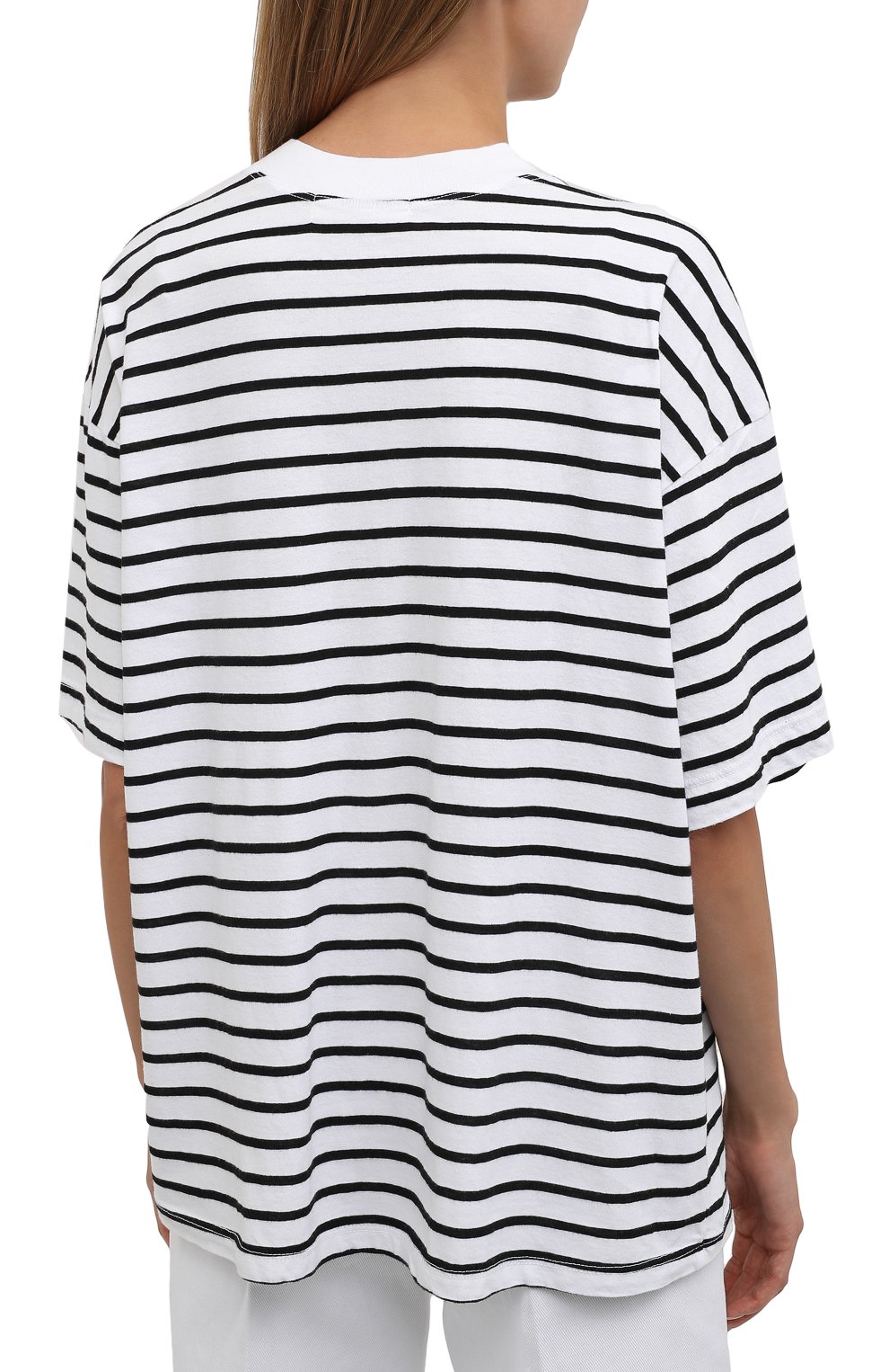 Хлопковая футболка ELECTRIC AND ROSE, арт. LFTP24-STRIPE, фото 4