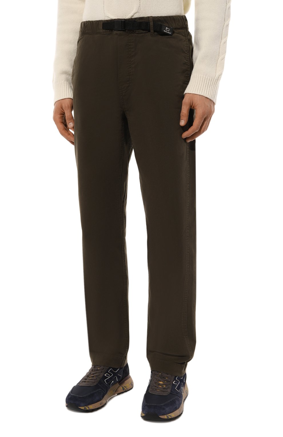 Хлопковые брюки WOOLRICH, арт. CFWOTR0171MRUT3493, фото 3