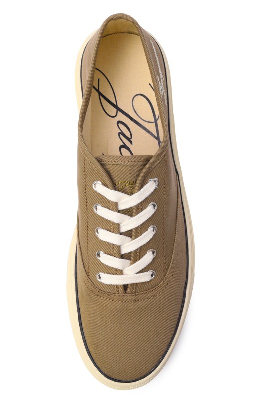 Текстильные кеды Féfé Jacquemus 26EF0W00212/AW00829 Хаки  26EF0W00212/AW00829 Фото 6