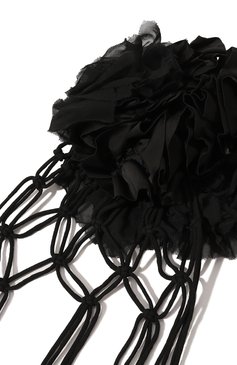 Женский клатч DRIES VAN NOTEN черного цвета, арт. 231-031521-804 | Фото 3 (Материал: Текстиль; Размер: mini; Женское Кросс-КТ: Клатч-клатчи)