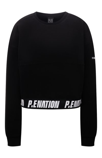 Свитшот P.E. NATION черного цвета по цене 14600 руб., арт. 21PE1F027, фото 1 Свитшот P.E. NATION, арт. 21PE1F027, фото 1