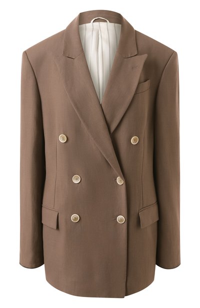 Женский жакет из вискозы и льна BRUNELLO CUCINELLI, арт. MH1267040