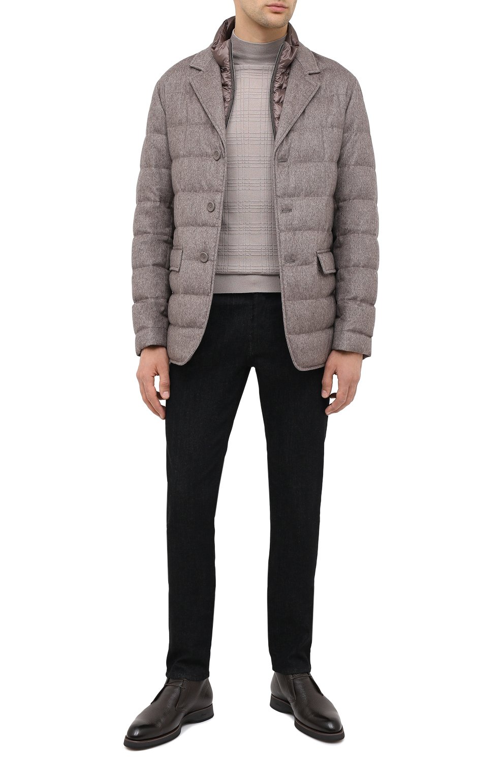 Кожаные ботинки BRIONI темно-коричневого цвета по цене 124500 руб., арт. QQC30L/09712, фото 2 Кожаные ботинки BRIONI, арт. QQC30L/09712, фото 2