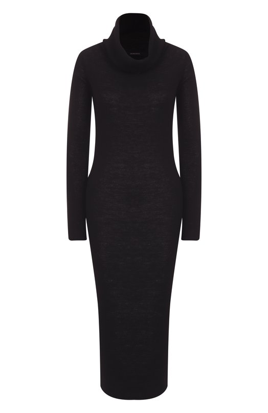Шерстяное платье Ann Demeulemeester B0012540/FA059 Чёрный B0012540/FA059