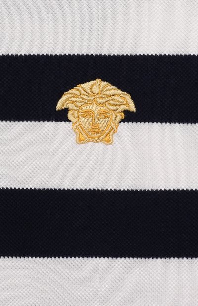 Хлопковое поло VERSACE, арт. 1000126/1A09735/4A-6A, фото 3