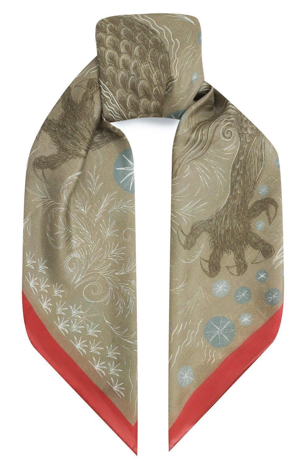 Шелковый платок дракон GOURJI, арт. 91131537/62172, фото 1