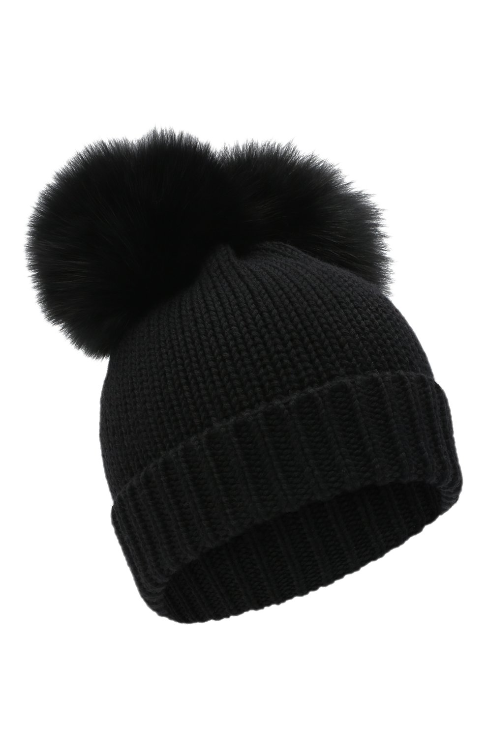 Шерстяная шапка с меховыми помпонами WOOLRICH, арт. CFWKAC0078FR/UF0096, фото 1