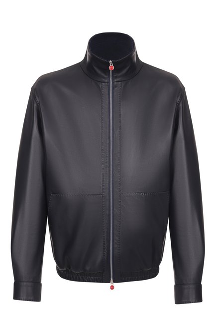 Мужской кожаный бомбер KITON, арт. UW2056V0822F17