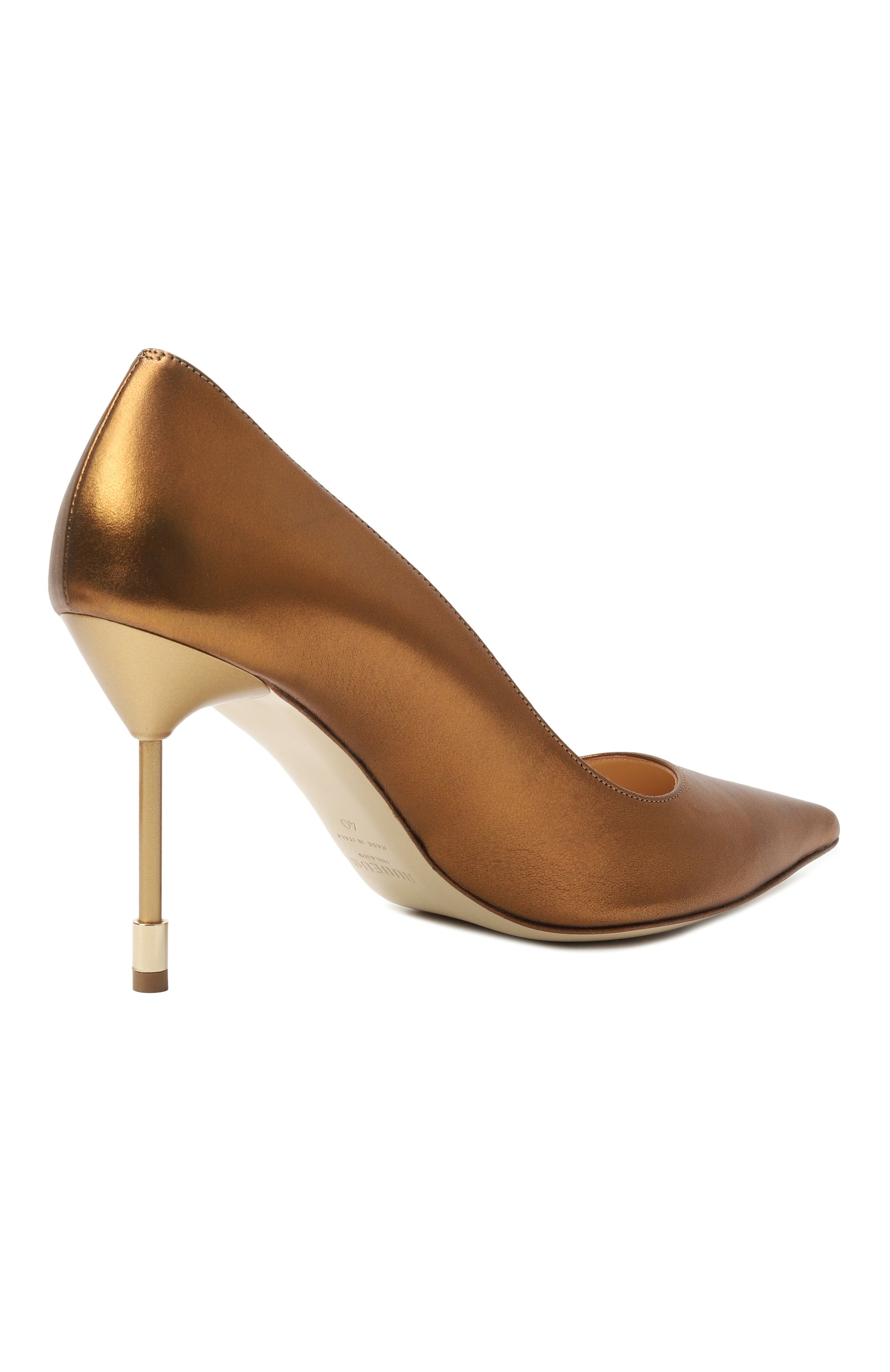 Кожаные туфли decollete piercing 90 RUBEUS MILANO, арт. DEC0LLETE PIERCING 90/NAPPA, фото 5