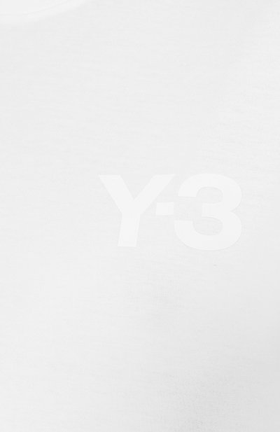Хлопковая футболка Y-3, арт. FN3460/W, фото 5