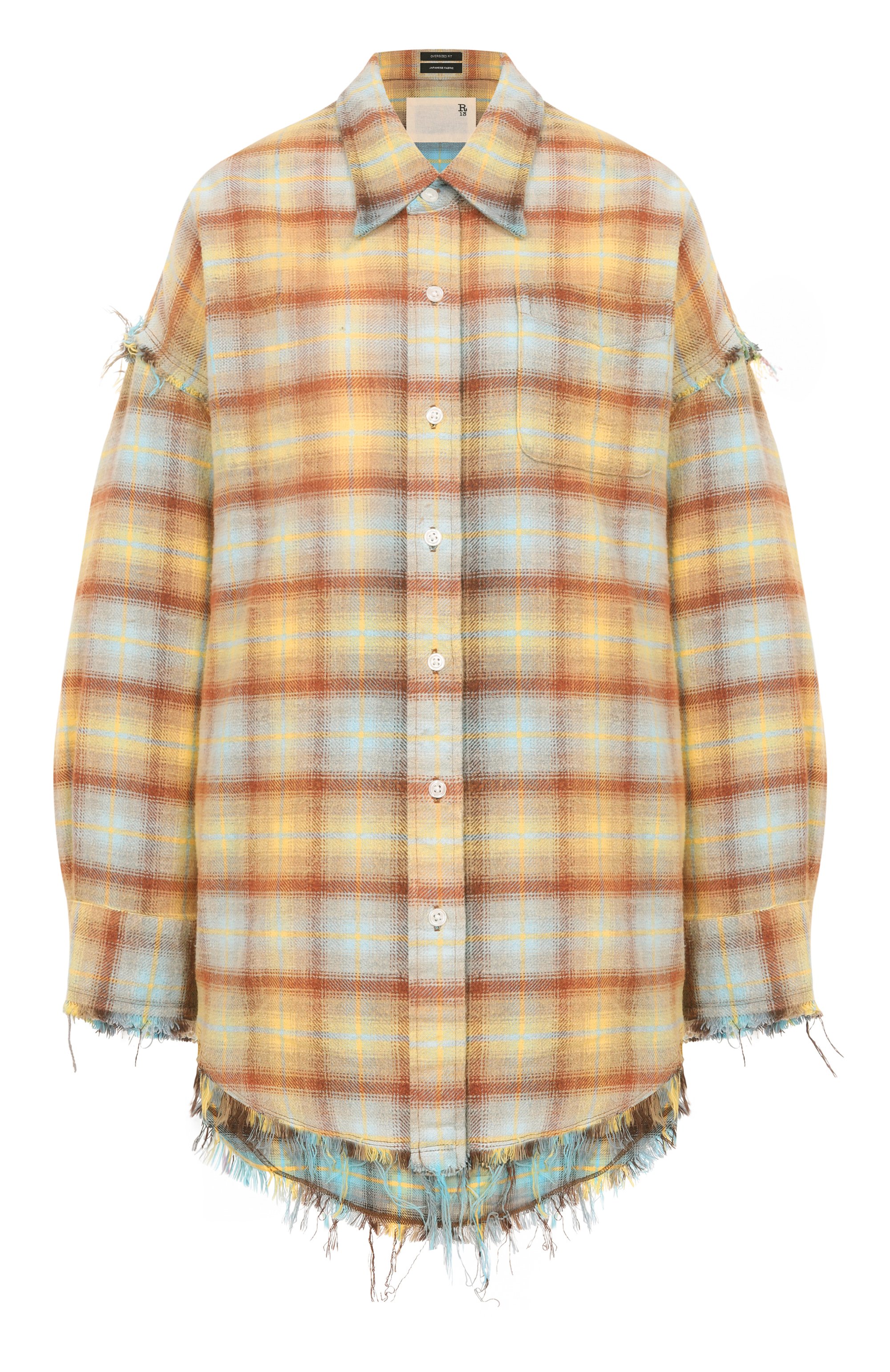 Хлопковая рубашка R13, арт. R13WR075-R503B, фото 1