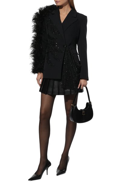 Жакет с отделкой перьями LOULOU, арт. 1103, фото 2