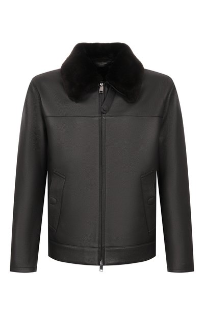 Мужской кожаная куртка BRIONI, арт. PLDI0L/0A701