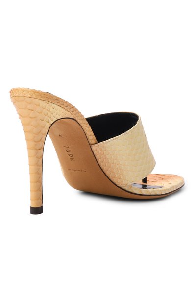 Кожаные мюли snug 90 JUDE, арт. SNUG SANDAL/PYTH0N LEATHER, фото 5
