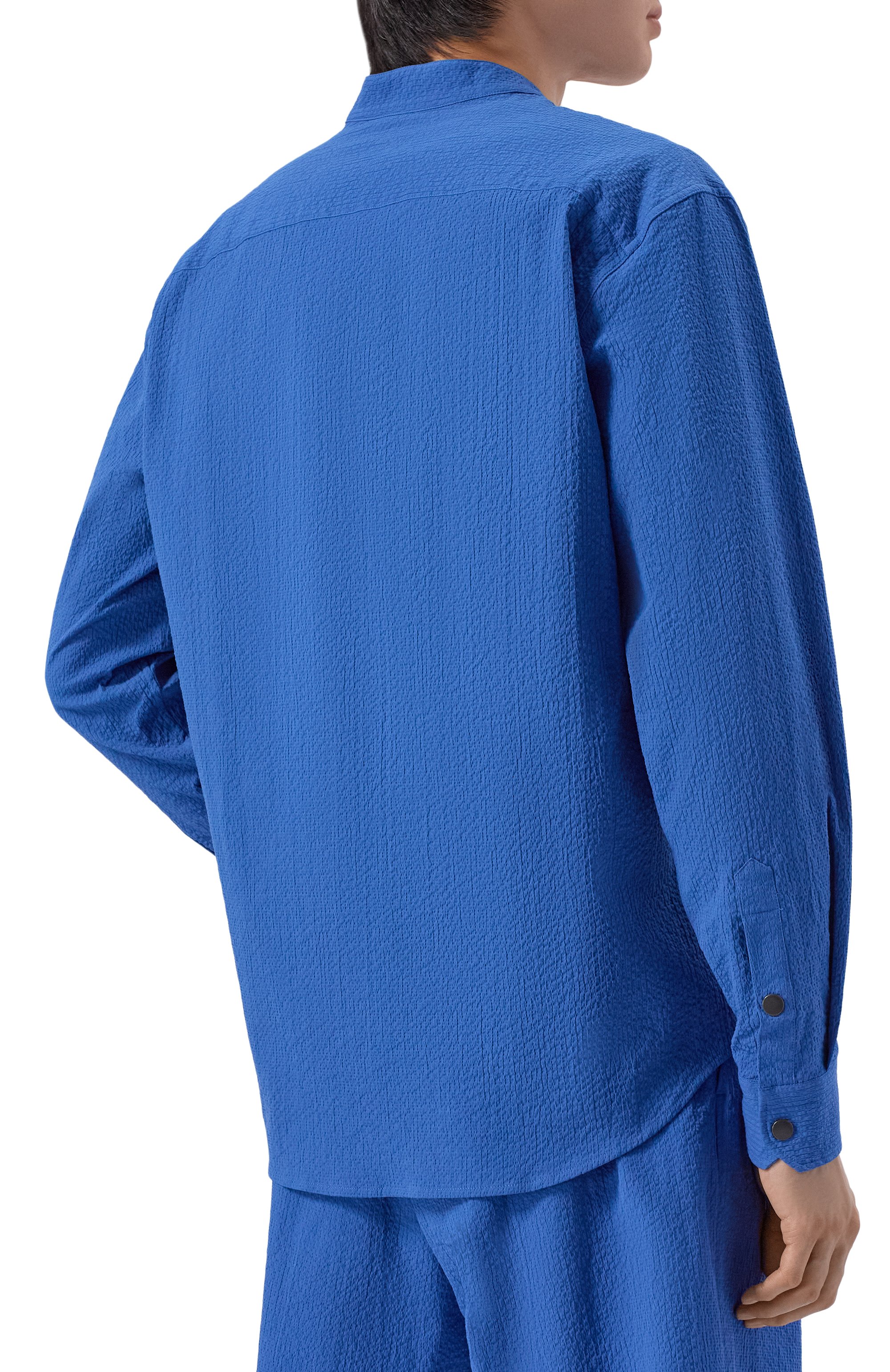 Хлопковая рубашка MVST, арт. M26.2PM.B020/F133 SEERSUCKER, фото 4