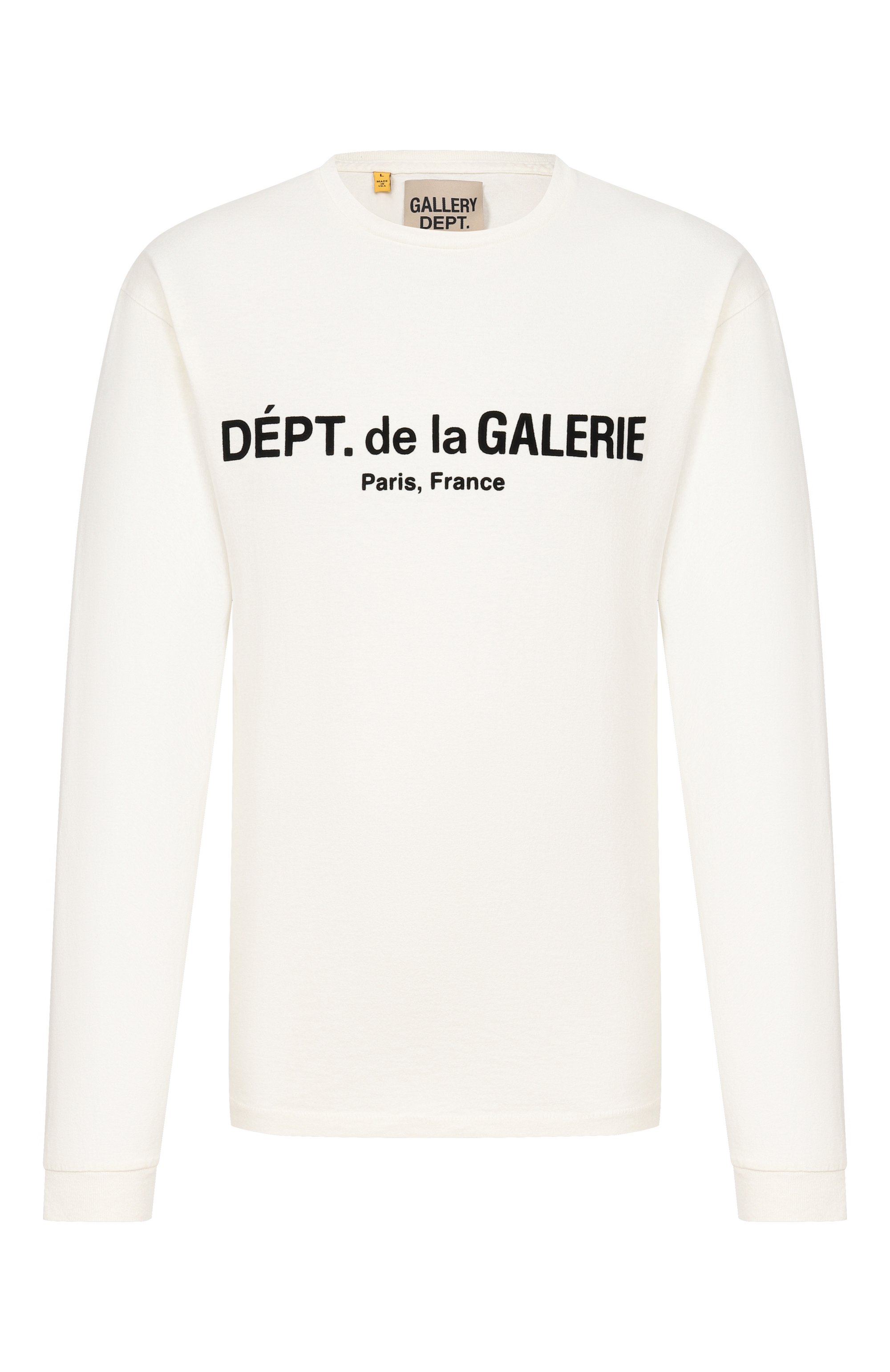 Хлопковый лонгслив GALLERY DEPT., арт. T0P037/C0TT0N, фото 1