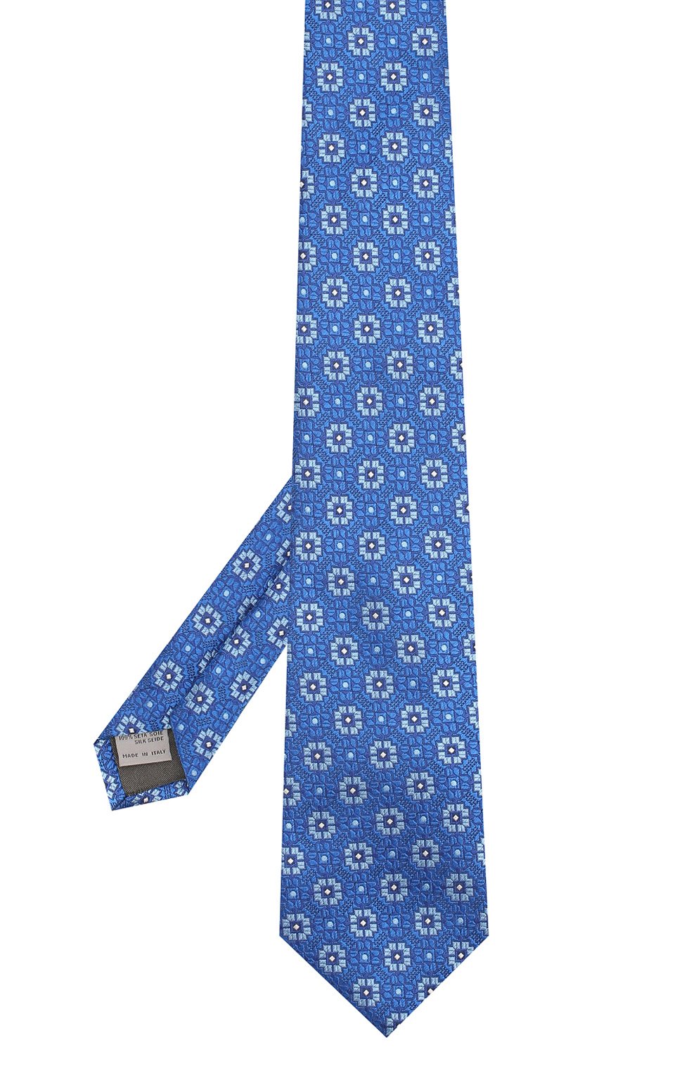 Шелковый галстук CANALI синего цвета по цене 9990 руб., арт. 18/HJ02042, фото 2 Шелковый галстук CANALI, арт. 18/HJ02042, фото 2