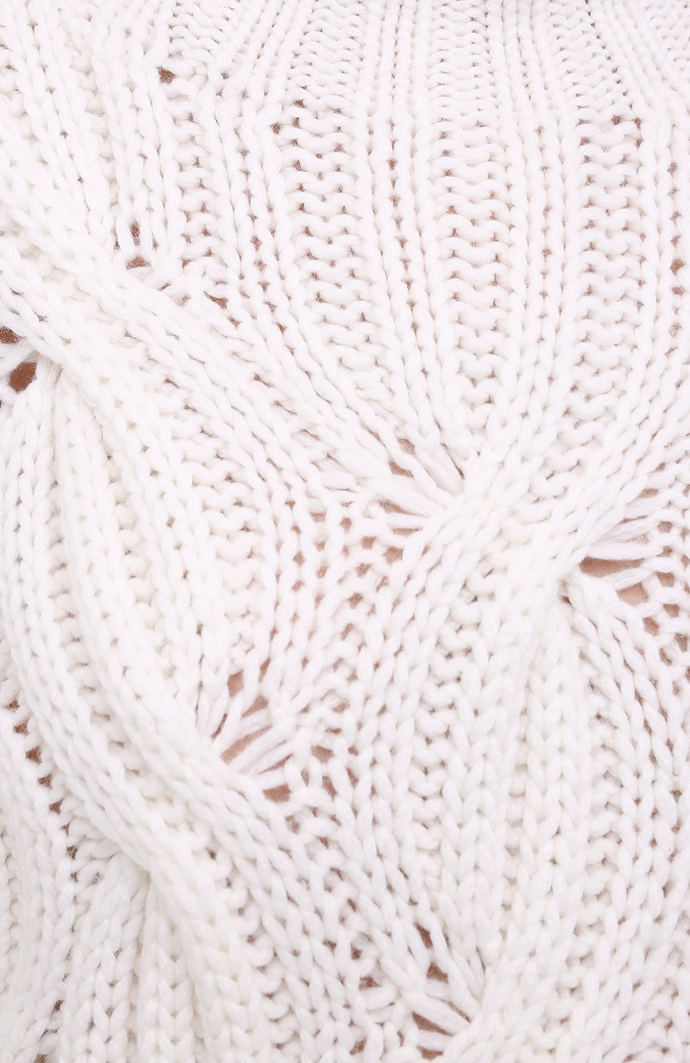 Кашемировый свитер BRUNELLO CUCINELLI белого цвета по цене 248000 руб., арт. M52362504, фото 5 Кашемировый свитер BRUNELLO CUCINELLI, арт. M52362504, фото 5