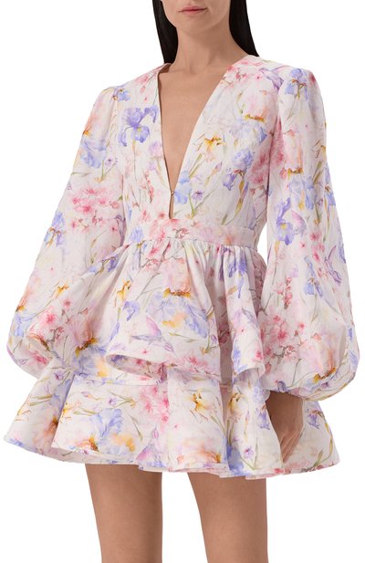 Льняное платье YVON белого цвета по цене 99800 руб., арт. 0 250001, фото 3 Льняное платье YVON, арт. 0 250001, фото 3