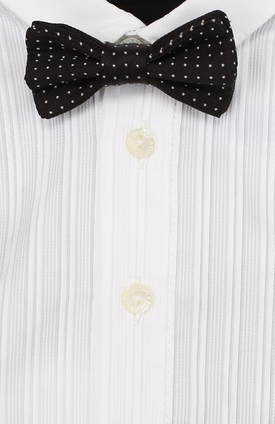 Хлопковый песочник с галстуком-бабочкой DOLCE & GABBANA, арт. L1J0H5/G7H0M, фото 3