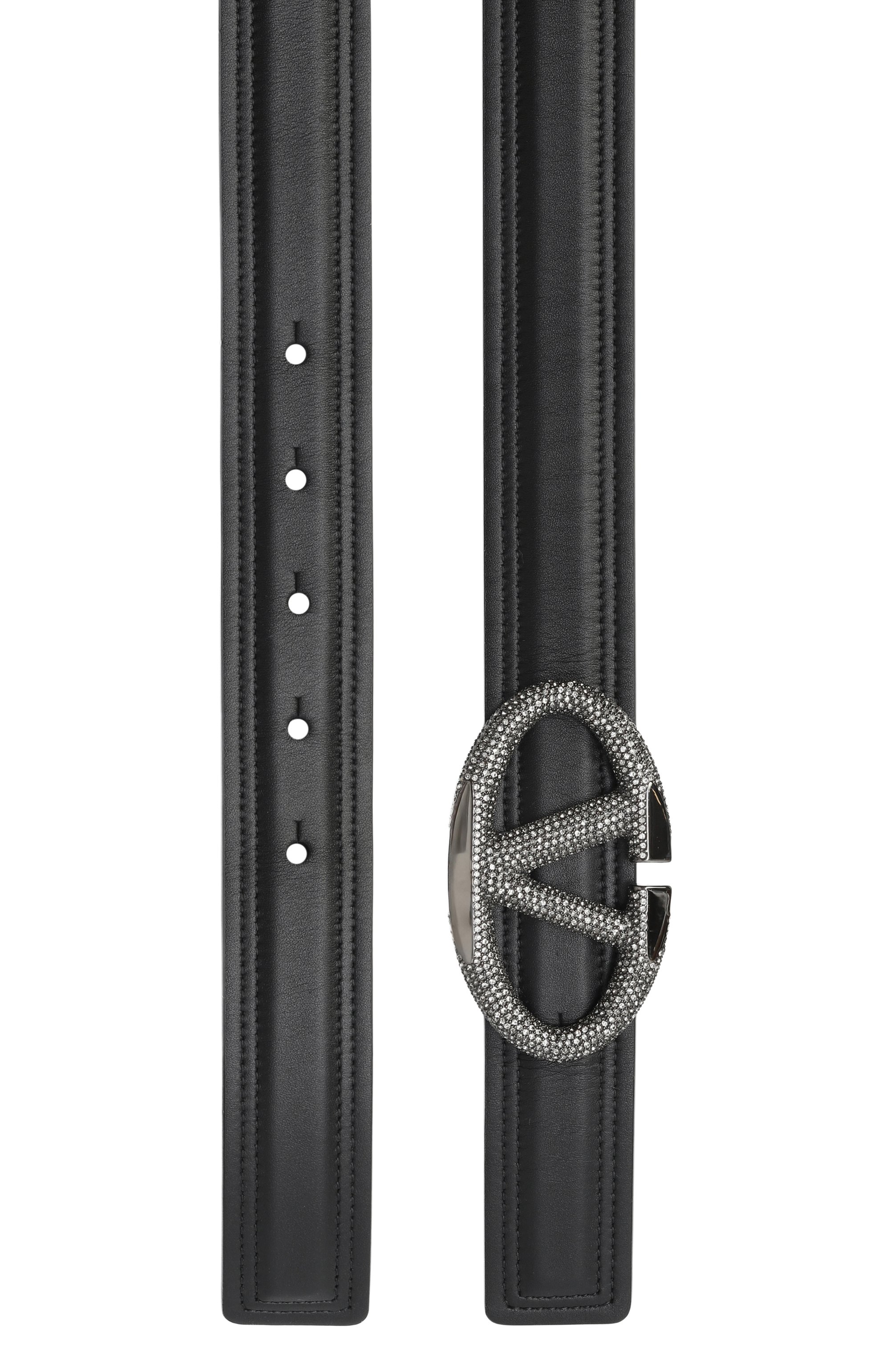 Кожаный ремень VALENTINO, арт. 5W0T0SJ4/ECK, фото 3