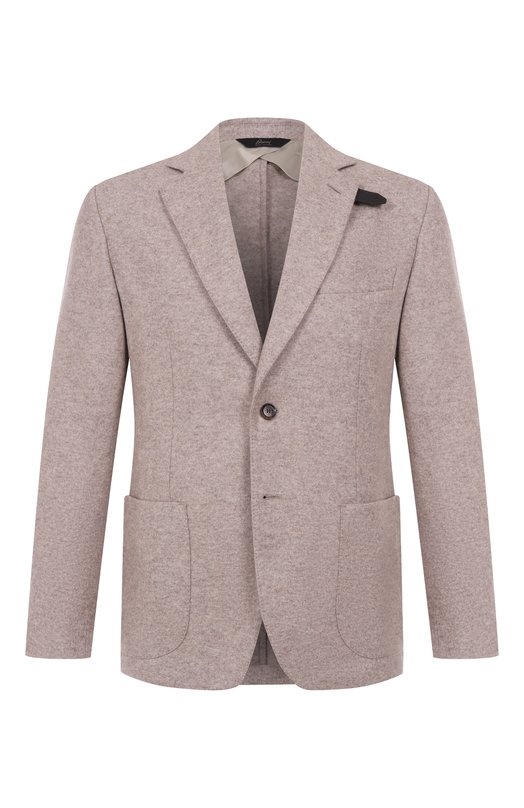 Кашемировый пиджак Brioni UJRQ0L/0D618 Бежевый UJRQ0L/0D618