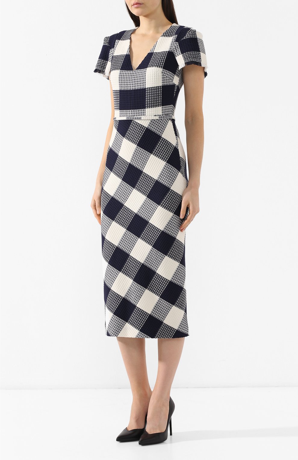 Хлопковое платье ROLAND MOURET, арт. PS19/S0506/F0249, фото 3