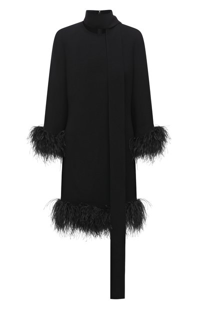 Платье с отделкой перьями ELIE SAAB, арт. 12300, фото 1