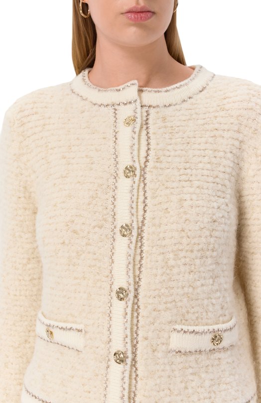 Шерстяной жакет D.Exterior 61488 Кремовый  61488 Фото 5