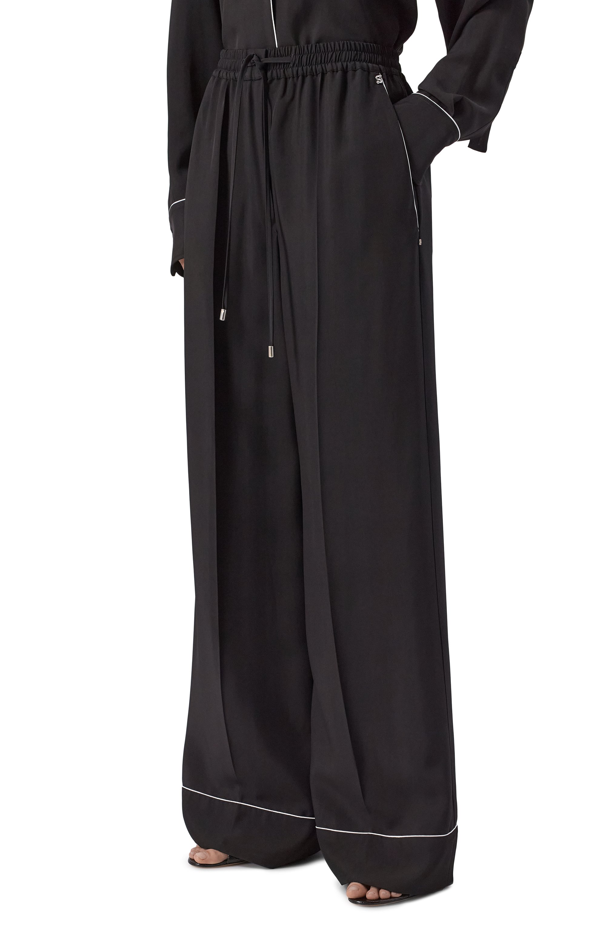 Брюки из вискозы SPORTMAX, арт. SPXRIVETT0, фото 3