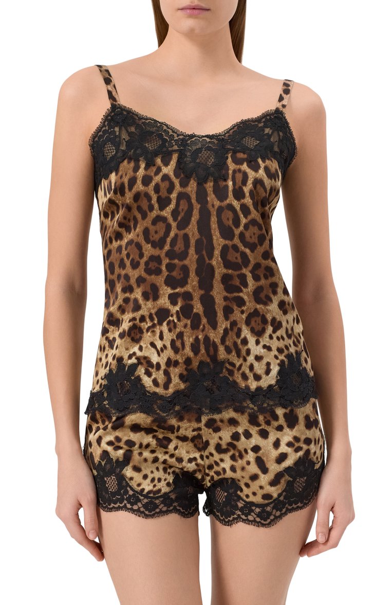 Топ из шелка и хлопка DOLCE & GABBANA, арт. 07A00T/0N021, фото 1