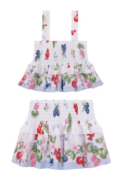 Комплект из топа и юбки MONNALISA, арт. 19E079