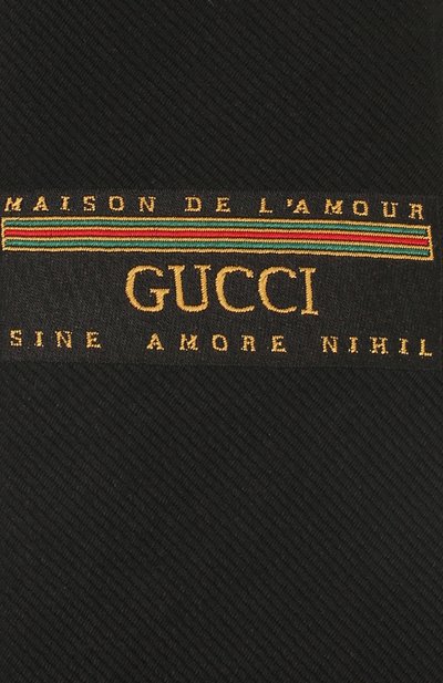 Галстук из смеси шерсти и шелка GUCCI, арт. 597121/4E903, фото 3