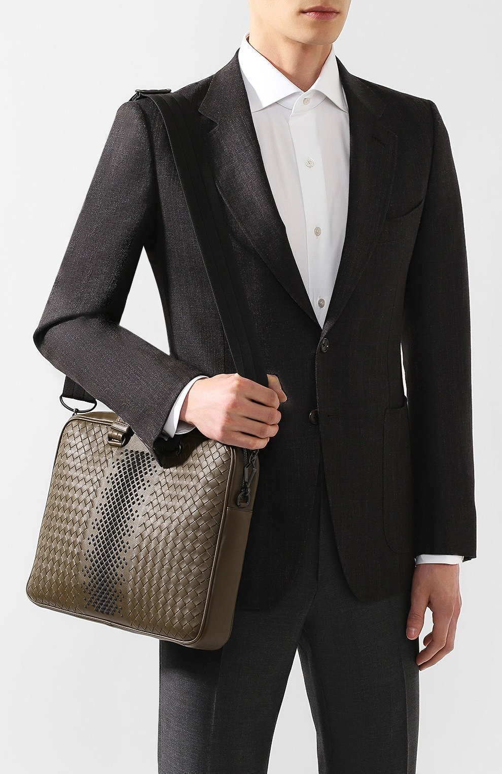 Кожаный портфель BOTTEGA VENETA, арт. 533761/VBLZ2, фото 5