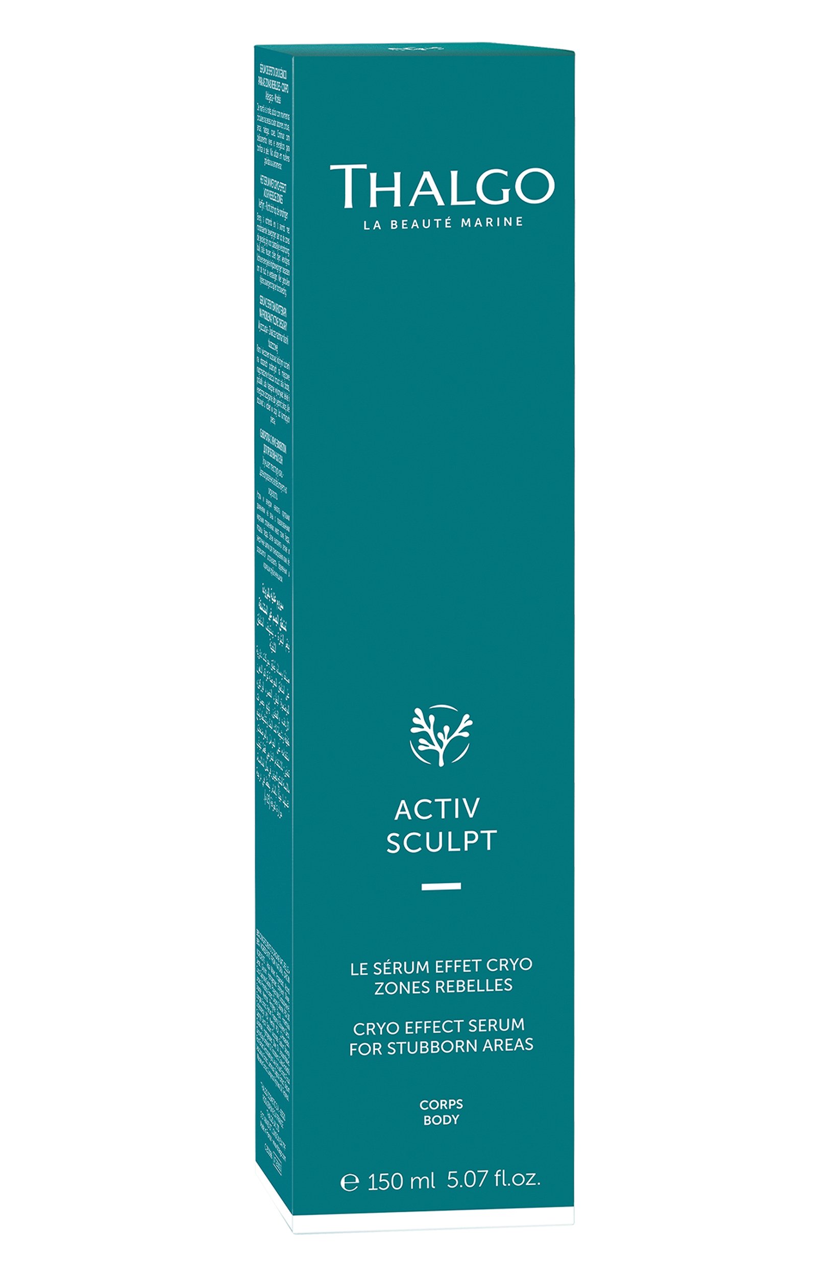Крио-сыворотка для похудения activ sculpt (150ml) THALGO бесцветного цвета по цене 7970 руб., арт. VT25003, фото 3 Крио-сыворотка для похудения activ sculpt (150ml) THALGO, арт. VT25003, фото 3