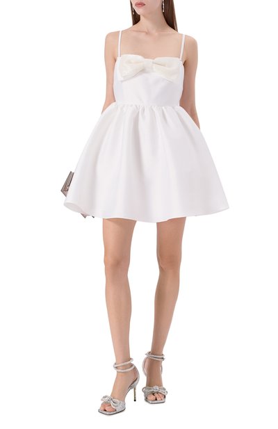 Босоножки double bow 95 MACH & MACH, арт. FW25-S0942-95-GLI-SLV, фото 2