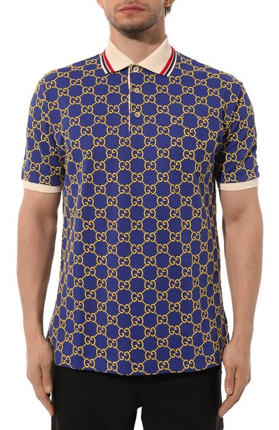 Хлопковое поло GUCCI, арт. 753572/XJFUG, фото 3