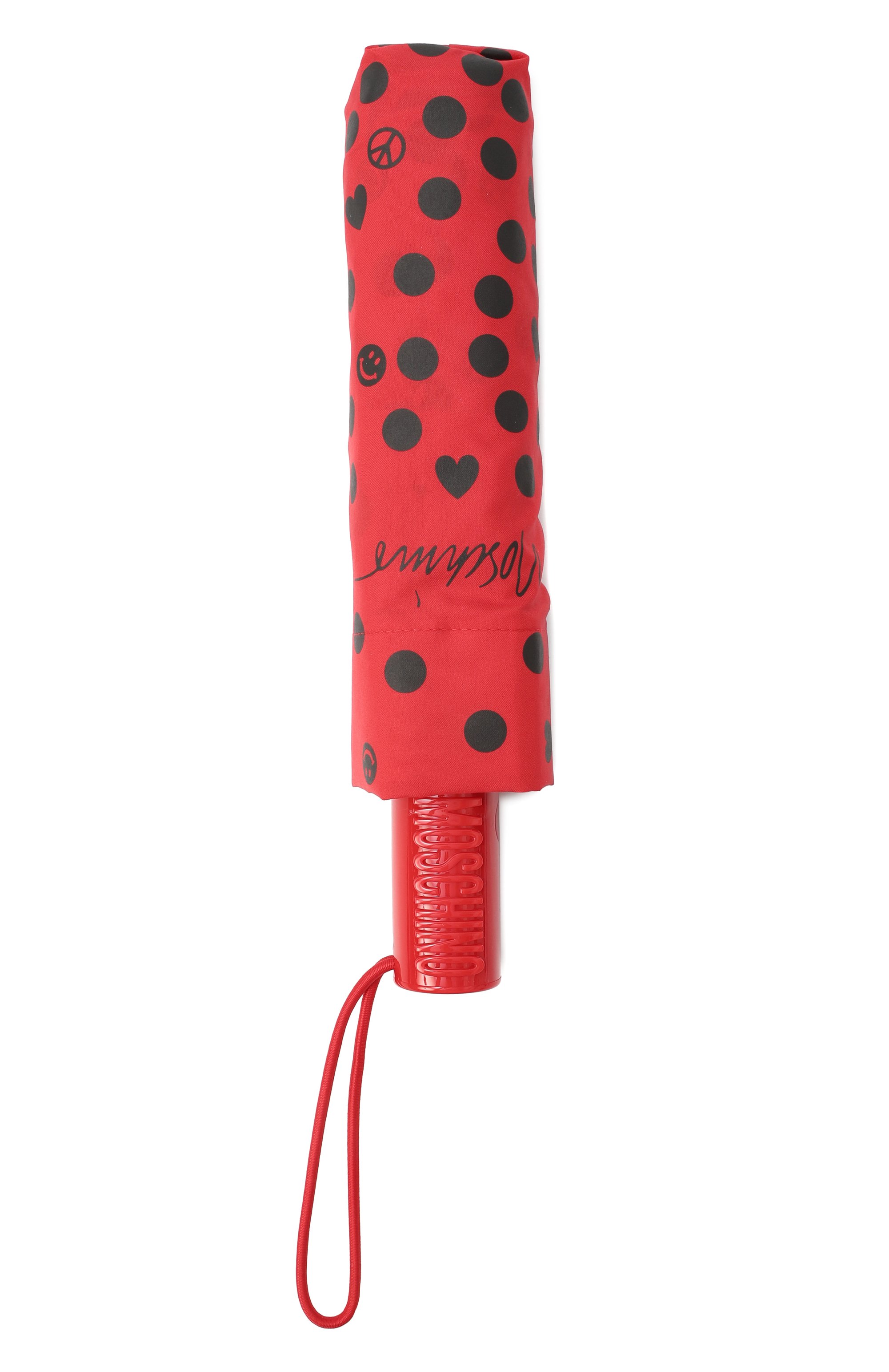 Складной зонт MOSCHINO красного цвета по цене 10750 руб., арт. 8939-0PENCL0SEC, фото 6 Складной зонт MOSCHINO, арт. 8939-0PENCL0SEC, фото 6