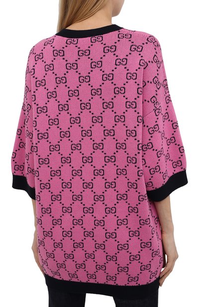 Пуловер из шерсти и хлопка GUCCI, арт. 662038/XKBXI, фото 4
