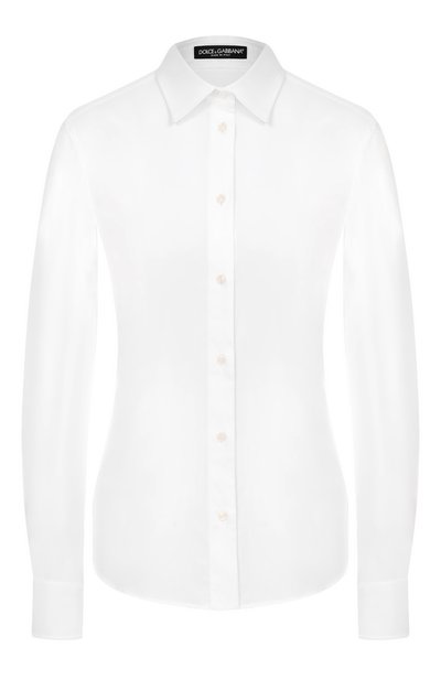 Женская хлопковая рубашка DOLCE & GABBANA, арт. F5G19T/FUEEE
