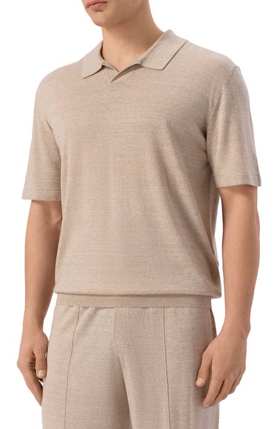 Поло из шерсти и льна 12 STOREEZ, арт. 137315, фото 3