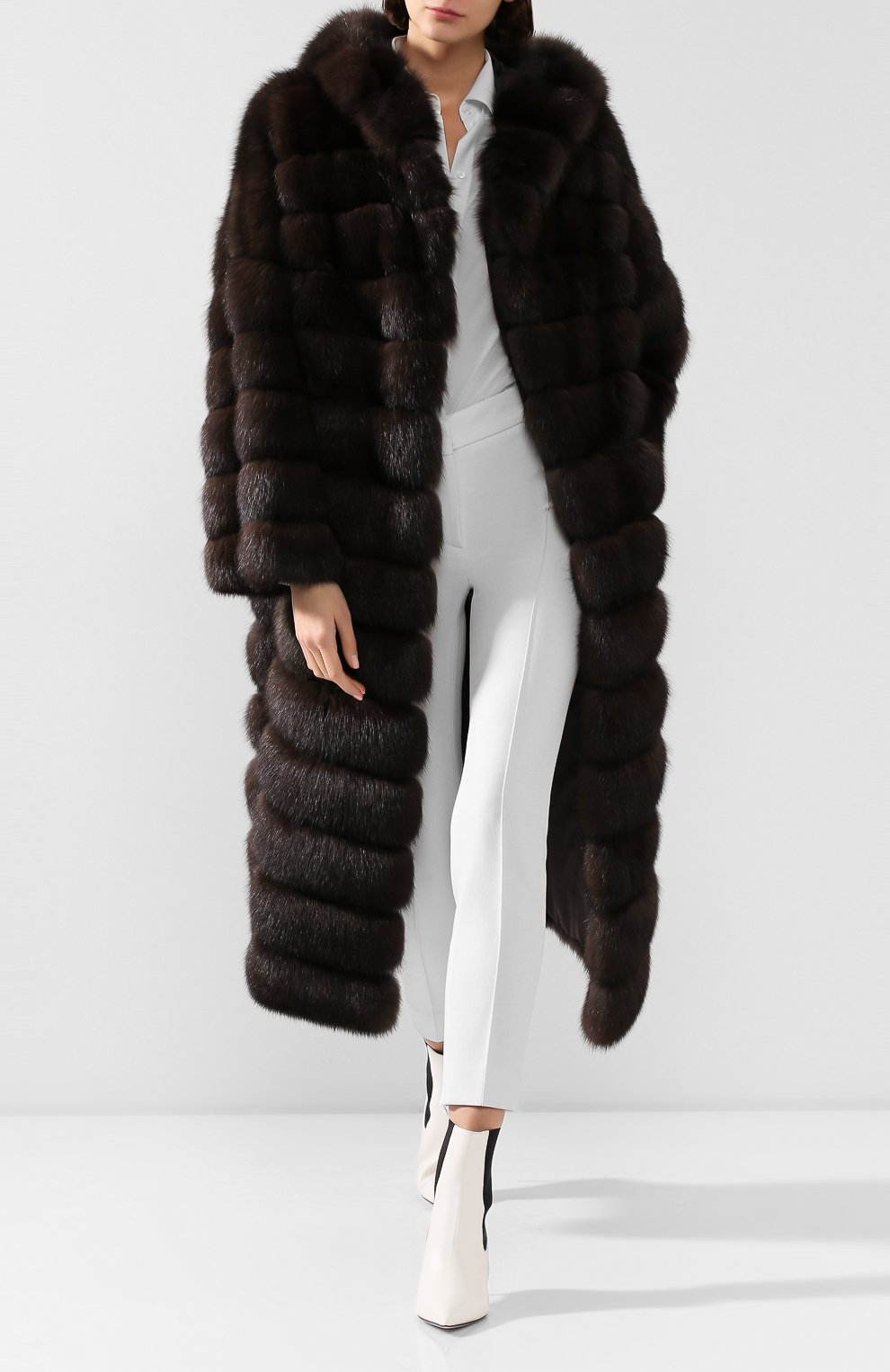 Шуба из меха соболя KITON, арт. D48692X04R72/03, фото 2