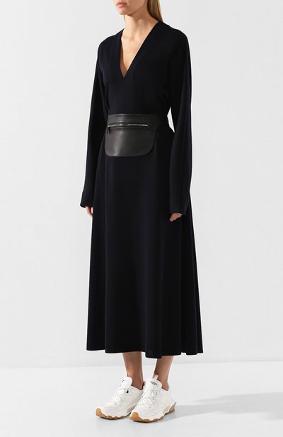 Шерстяное платье LANVIN темно-синего цвета по цене 209000 руб., арт. RW-DR358K-2414-H19, фото 3 Шерстяное платье LANVIN, арт. RW-DR358K-2414-H19, фото 3