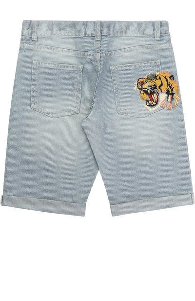 Шорты из денима с аппликацией GUCCI, арт. 453315/XR388, фото 2