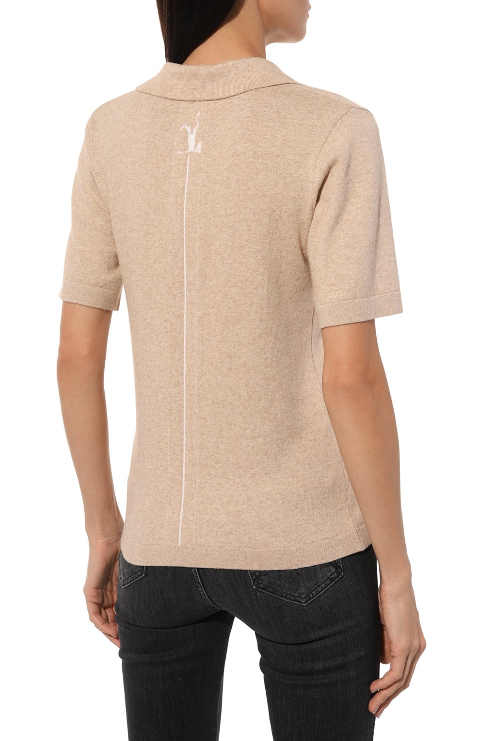 Поло из хлопка и кашемира FREEAGE, арт. LW22.TS008.1002.129, фото 4