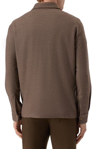 Куртка-рубашка из шерсти и кашемира MARCO PESCAROLO, арт. NEXT/5234, фото 4